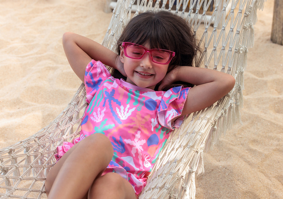 Palm Springs Little Girls Rashie - Father & Daughter Set
