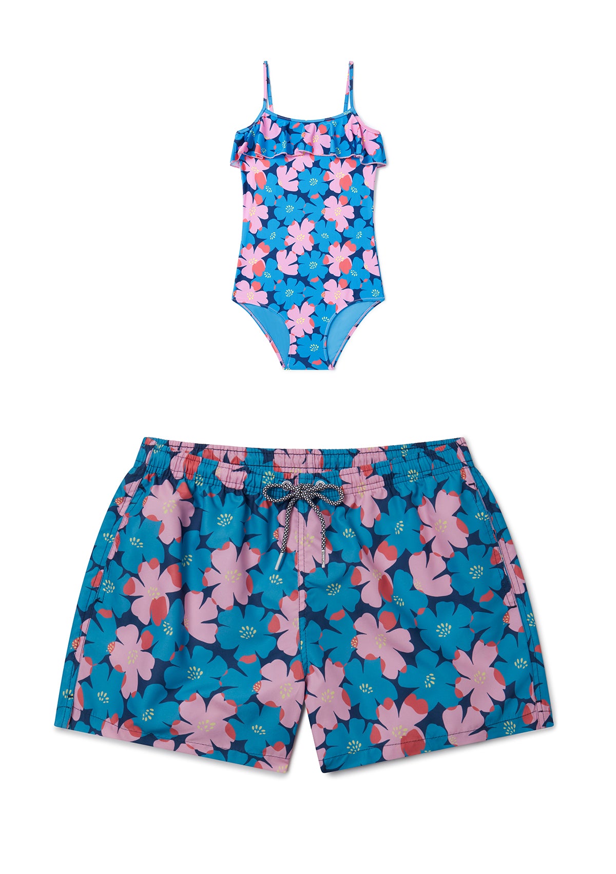 Sully Floral Older Girls Swimsuit - Mother & Daughter Set