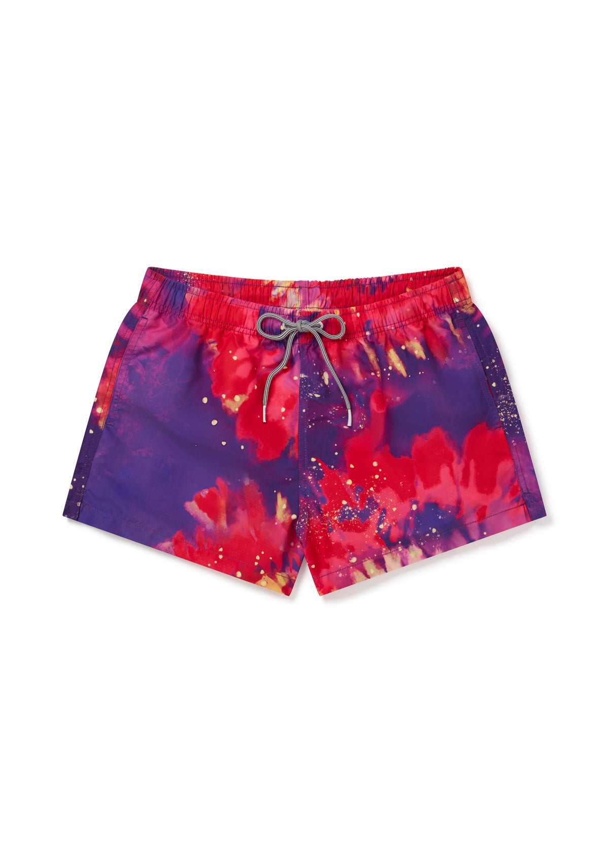ショーツ MSGM TIE-DYE PRINTED COTTON SHORTS WITH PINCES MSGM tie-dye Print Track Shorts | Blue | FARFETCH