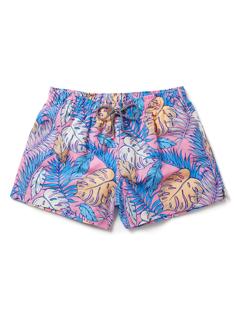 Anti Uv Decathlon Short De Bain Stylé Palmtopia Pink Short Length