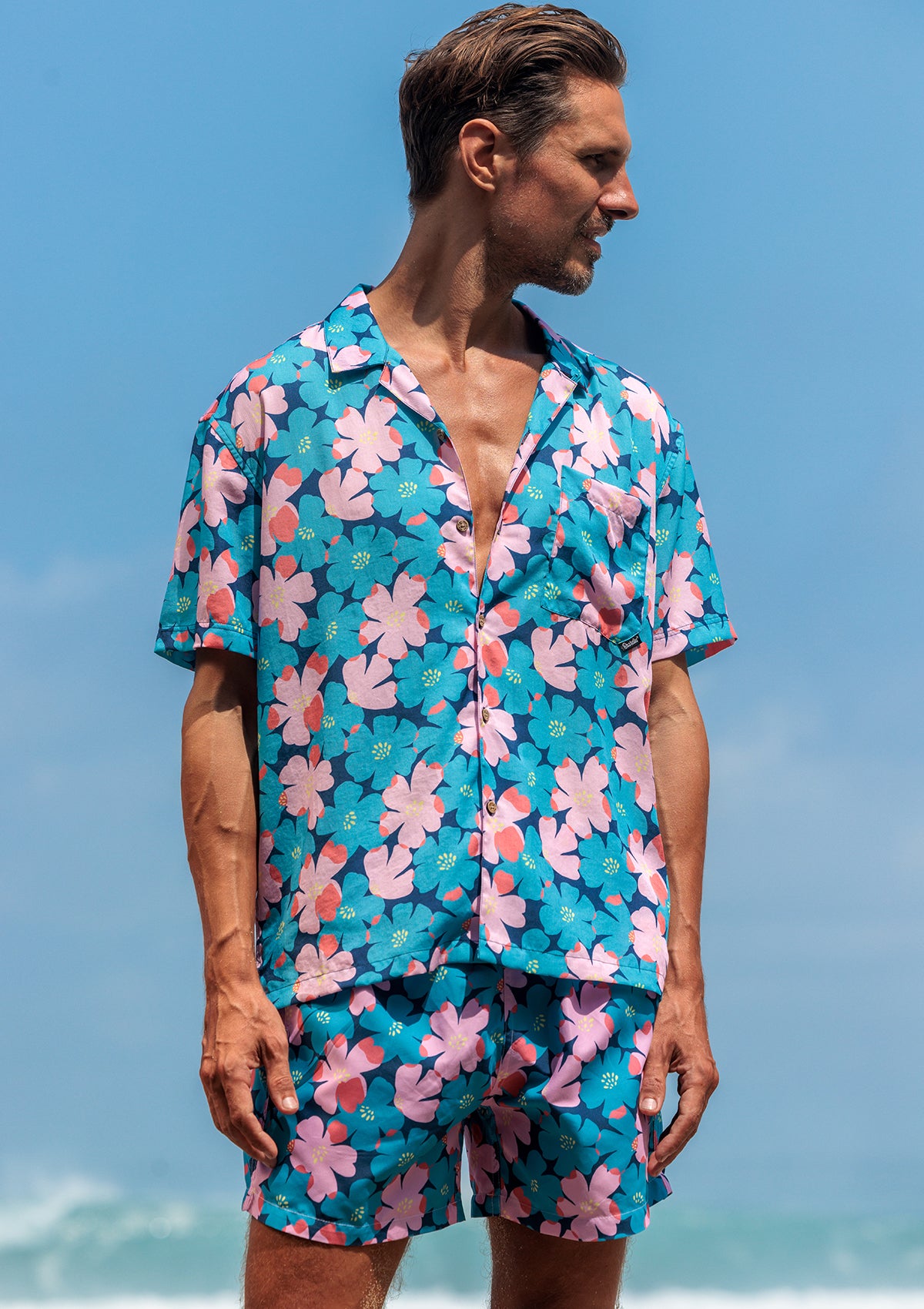 Sully Floral Shirts - Adult & Kids Set