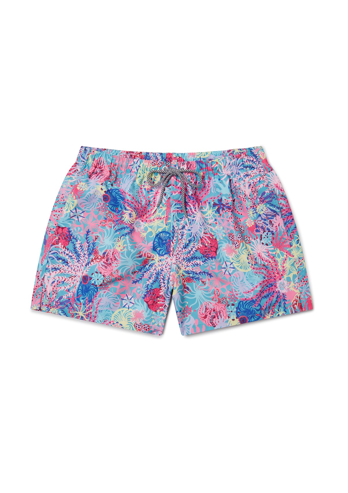 Coral Swim Shorts - Mother & Son Set