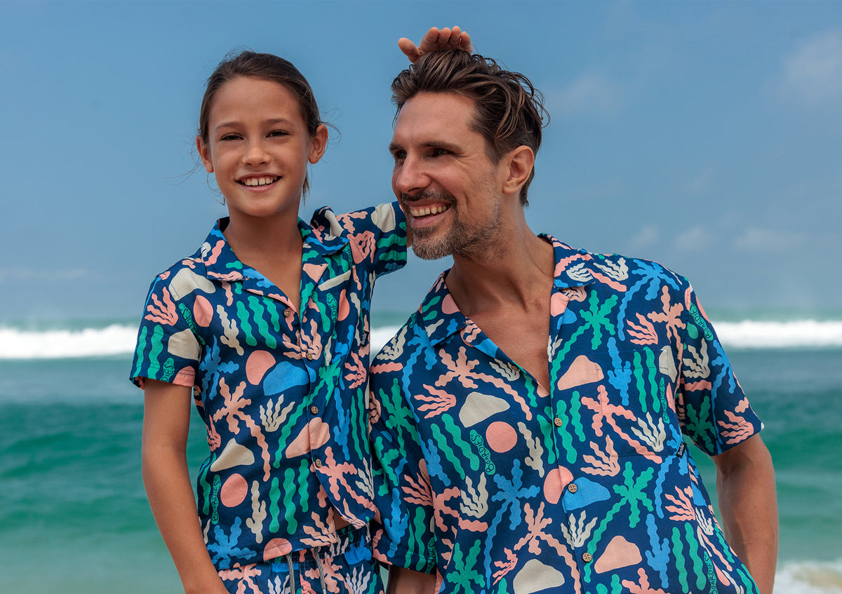 Palm Springs Shirts - Adult & Kids Set