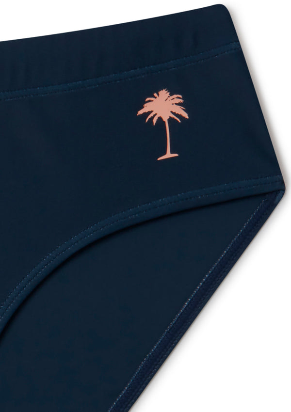 Navy / Orange Swim Brief