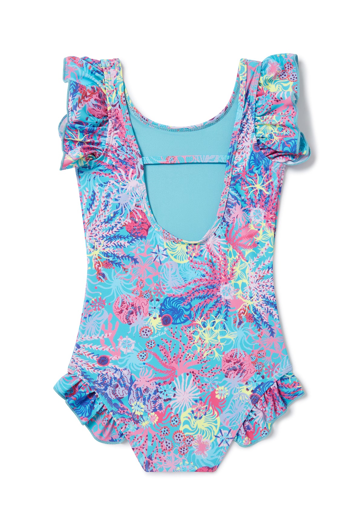 Coral Little Girls Swimsuit