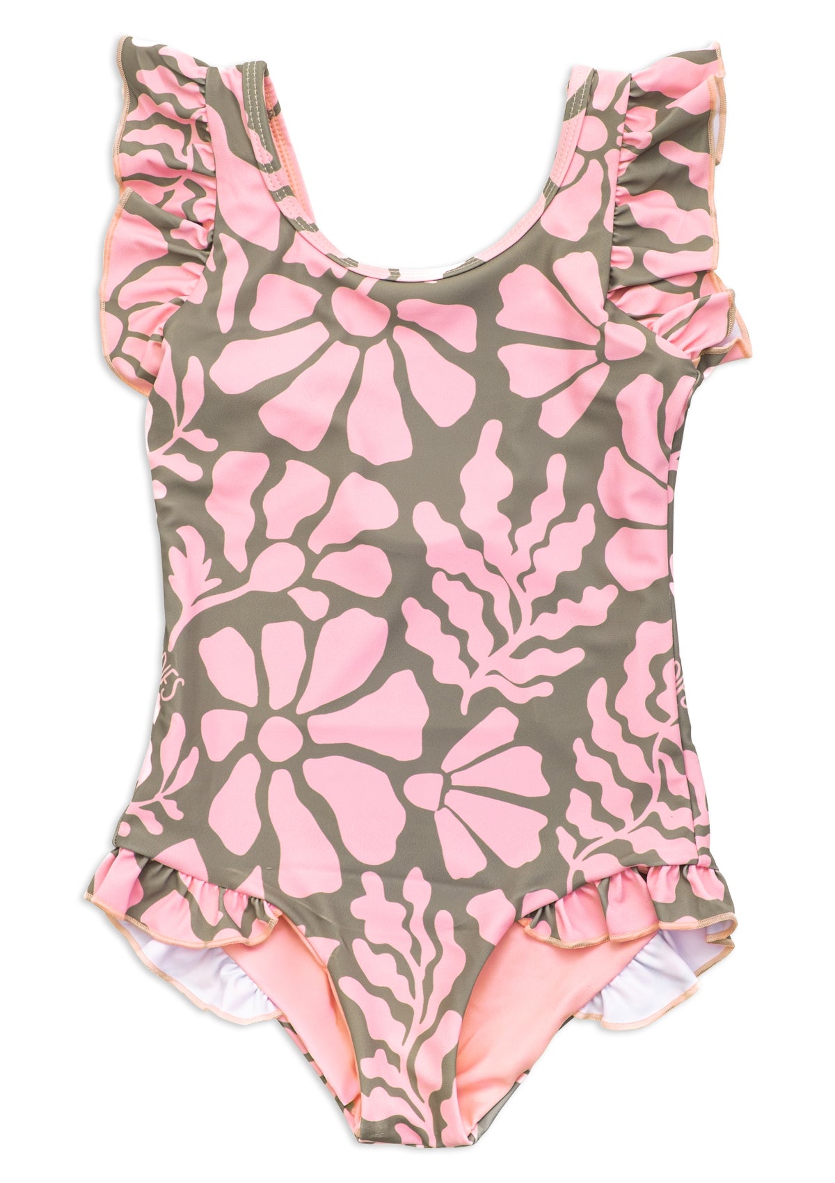 Melo Little Girls Ruffles Swimsuit