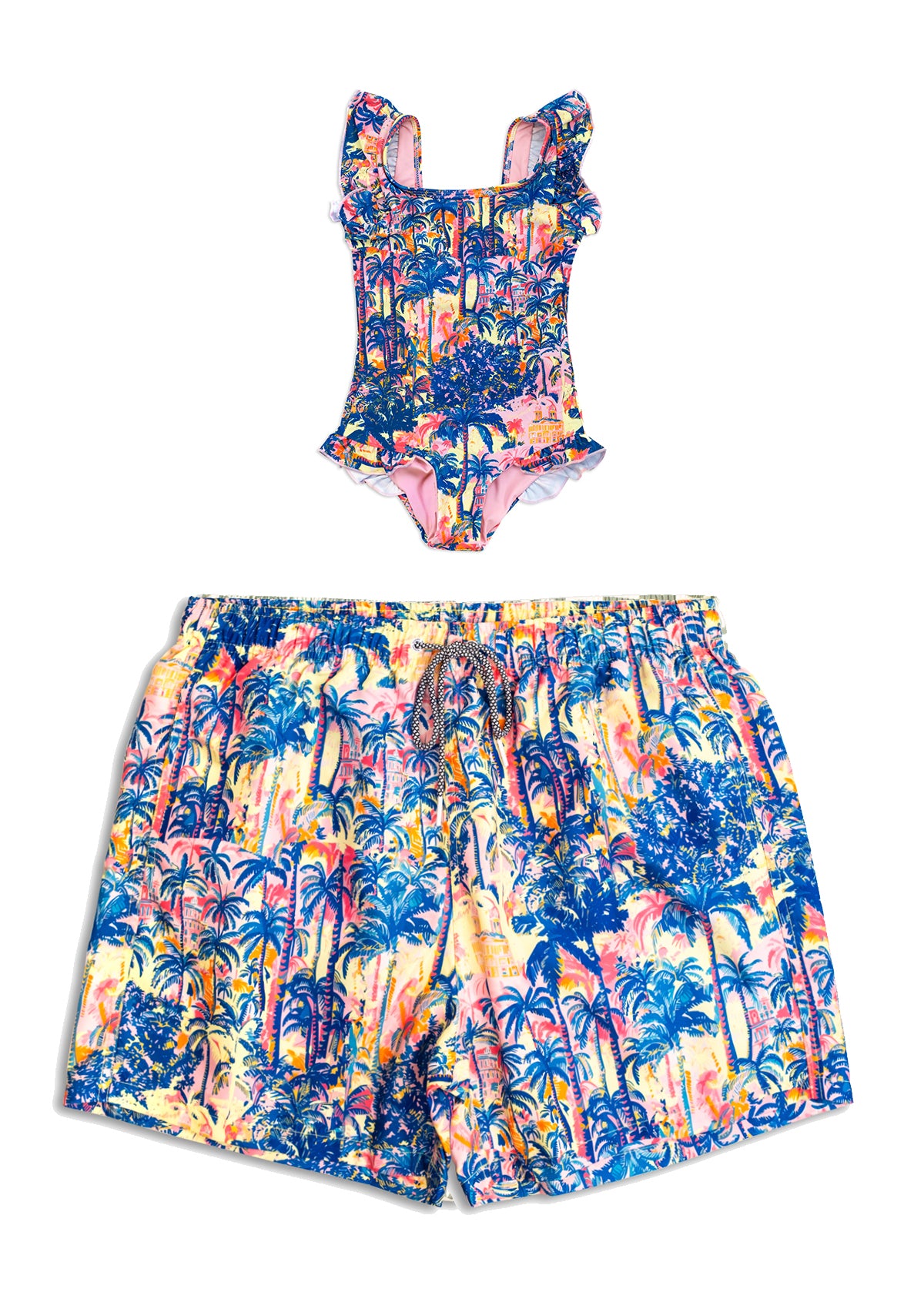 Havana Little Girls Swimsuit - Father & Daughter Set