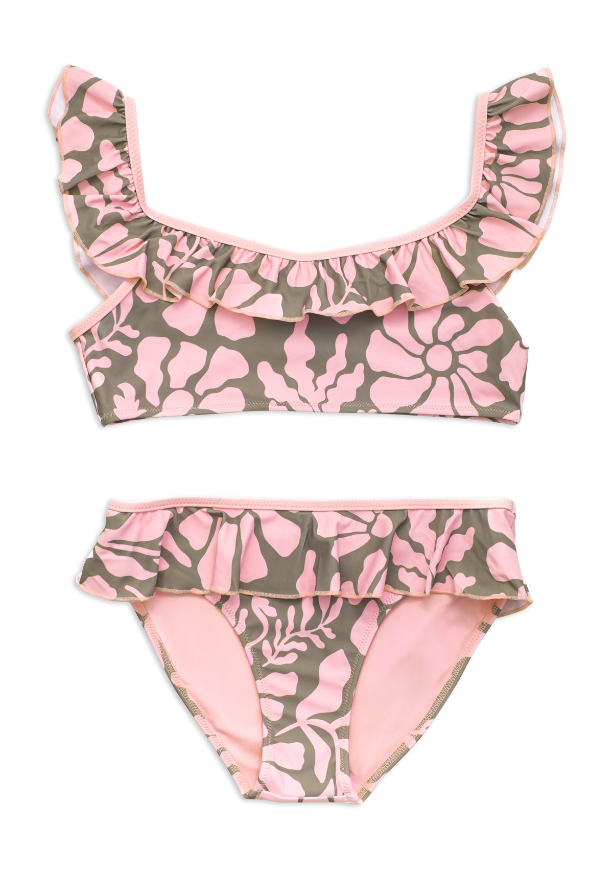 Melo Older Girls Ruffles Bikini Set