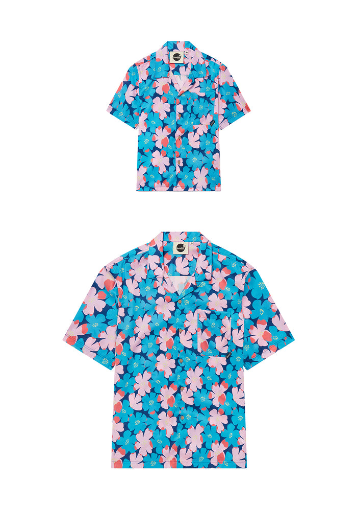 Sully Floral Shirts - Adult & Kids Set