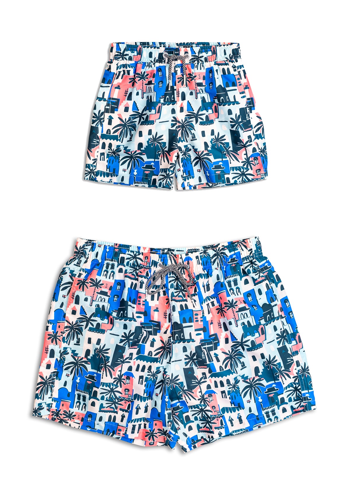 Vacay Villas Swim Shorts - Father & Son Set