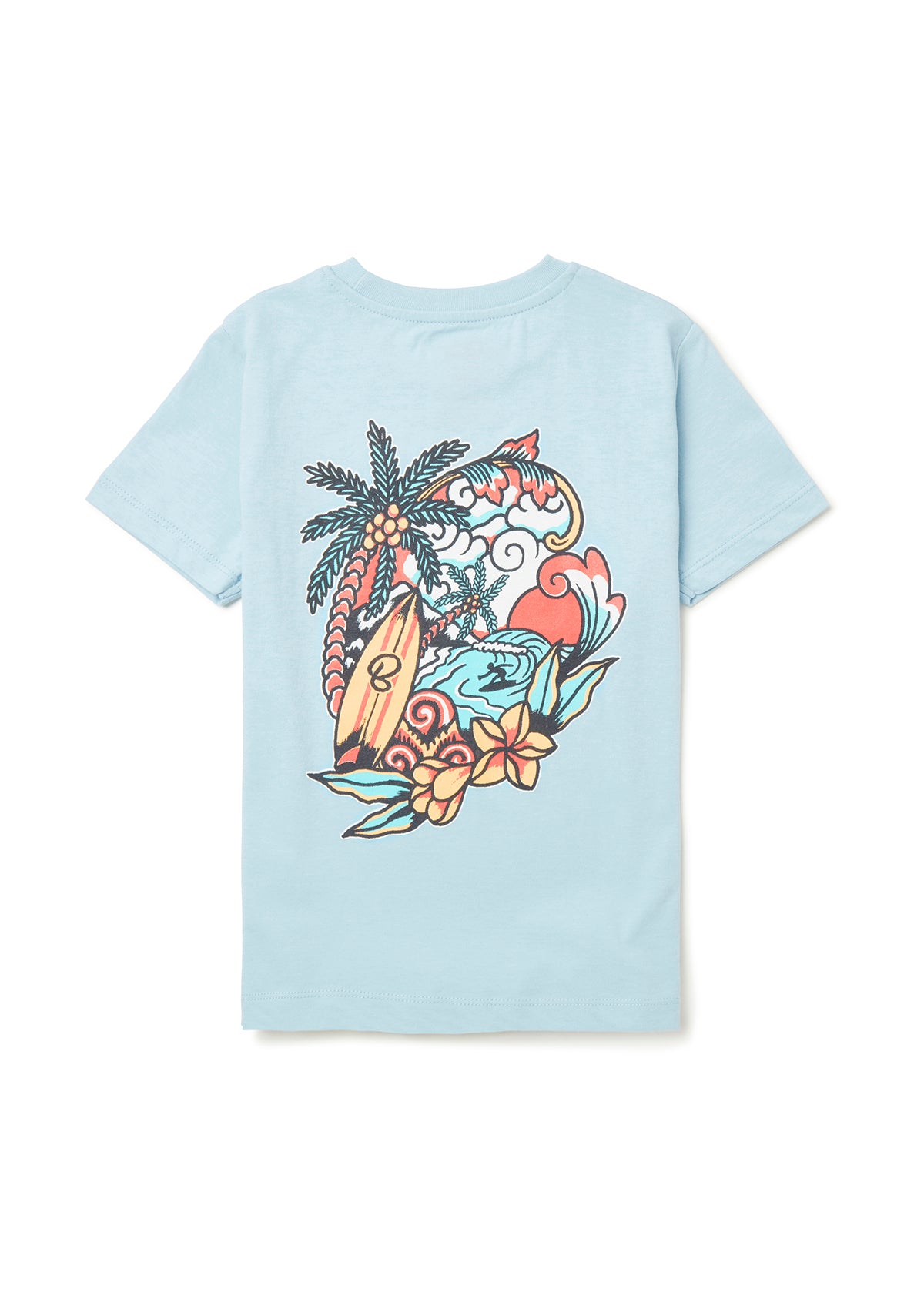 Boardies® Kids Eka Surf T-Shirt Flat Lay Front