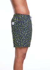 Boardies® X Raeburn Sharks Yellow Mid Shorts Side