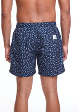 Boardies® X Raeburn Sharks Grey Mid Shorts Back