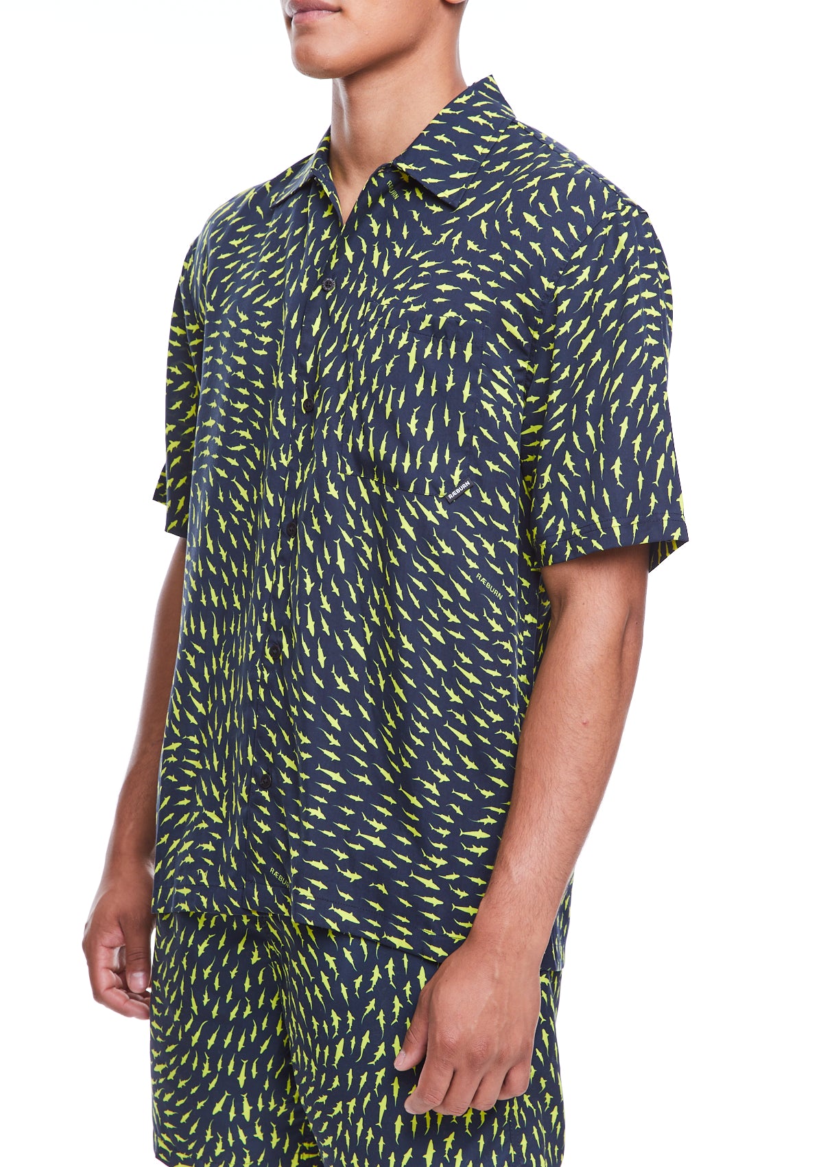 RÆBURN Sharks Yellow Shirt
