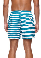 Boardies® Double Stripe II Mid Length Swim Shorts