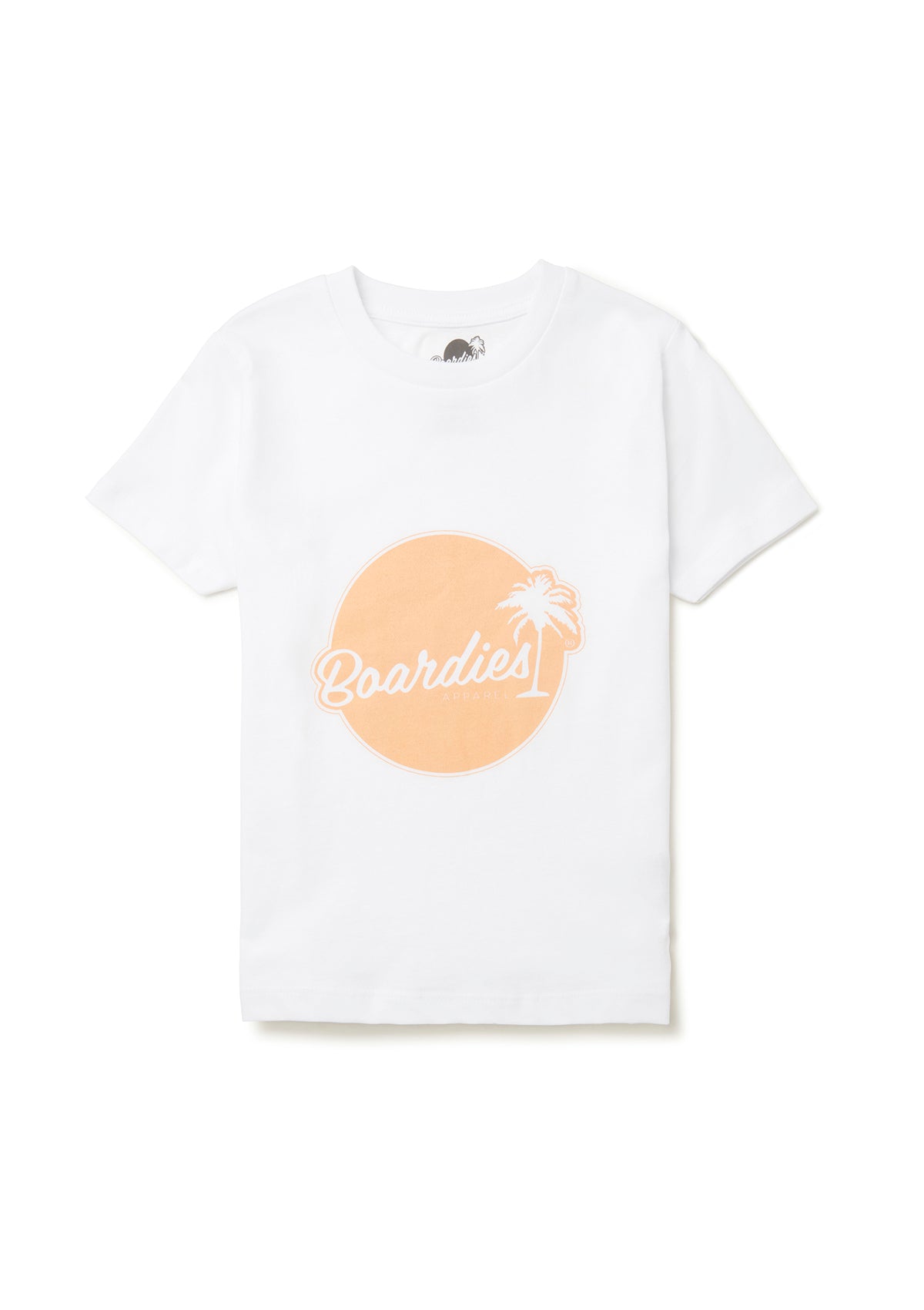 Boardies® Kids Vintage Logo T-Shirt Flat Lay Front