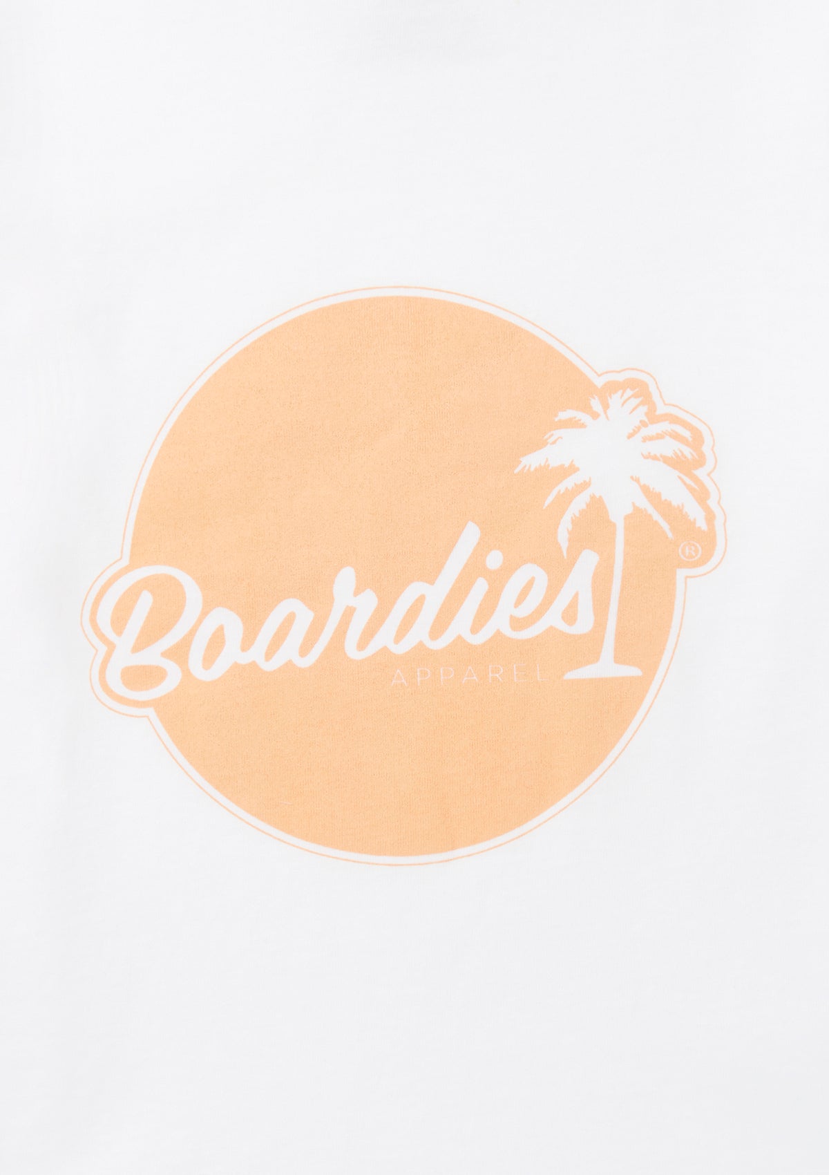 Boardies® Kids Vintage Logo T-Shirt Graphic Detail Close Up