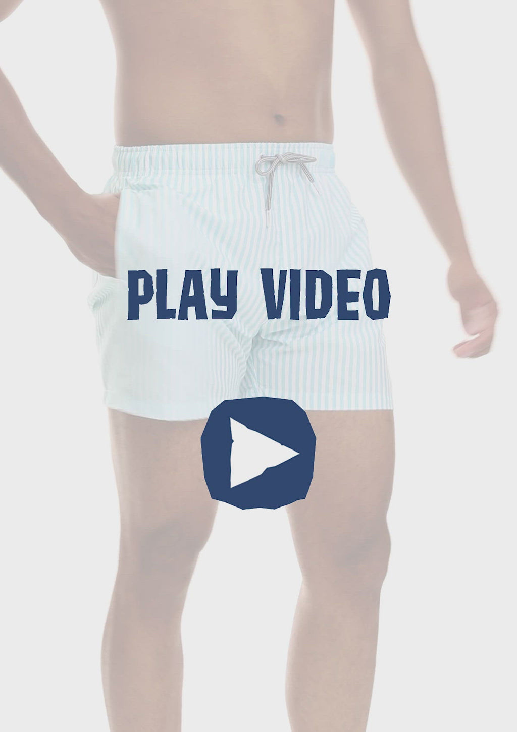 Boardies® SS22 Water Reactive Deck Stripe III Mid Length Swim Shorts - Try on Video