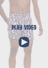 Boardies® SS22 X FOS - FOS Paisley Mid Length Swim Shorts - Try on Video