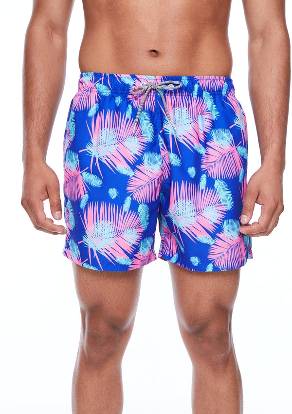 Boardies® Tropicana Blue Mid Length Swim Shorts