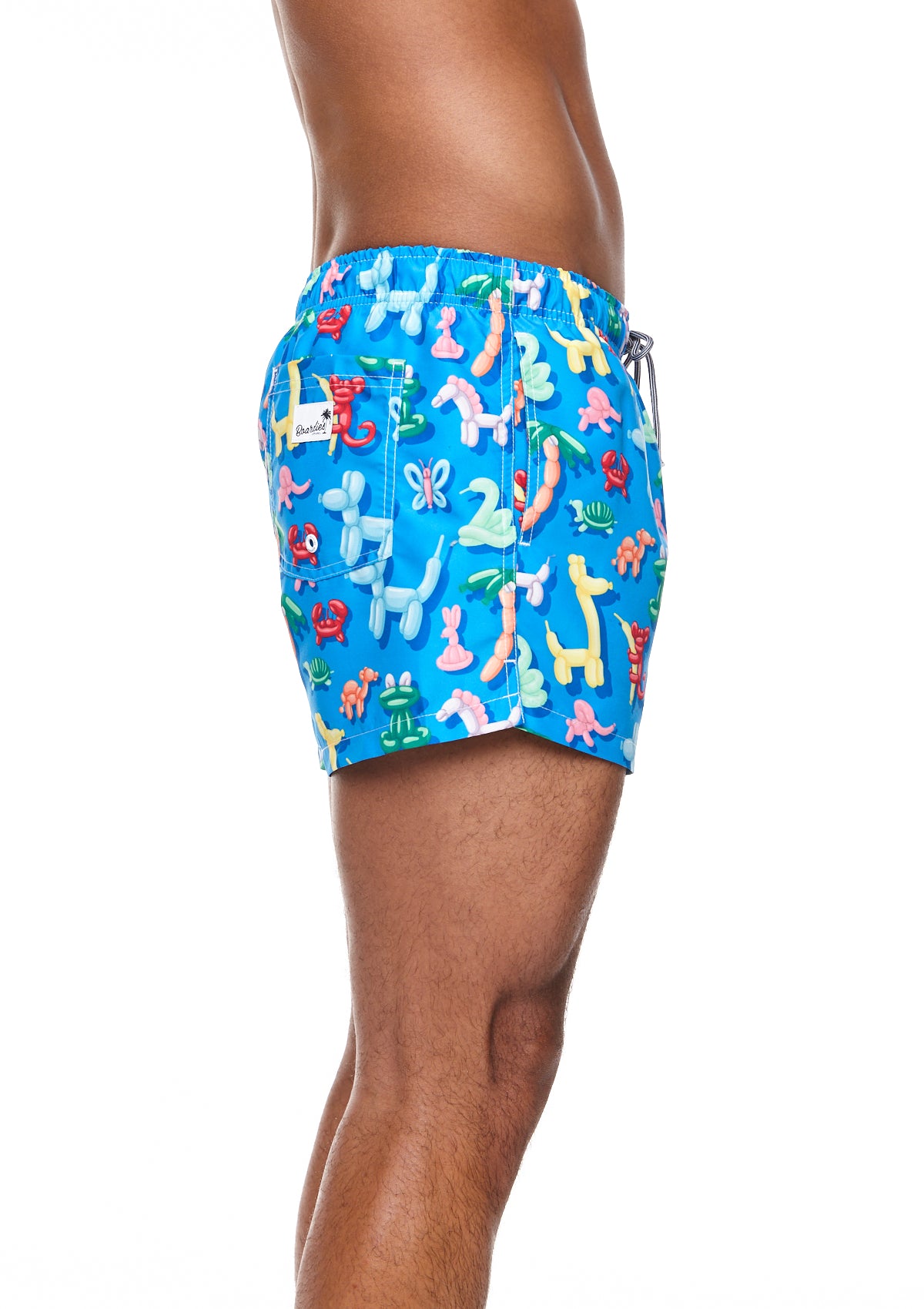 Boardies Balloon Animals Shortie Shorts Side Angle