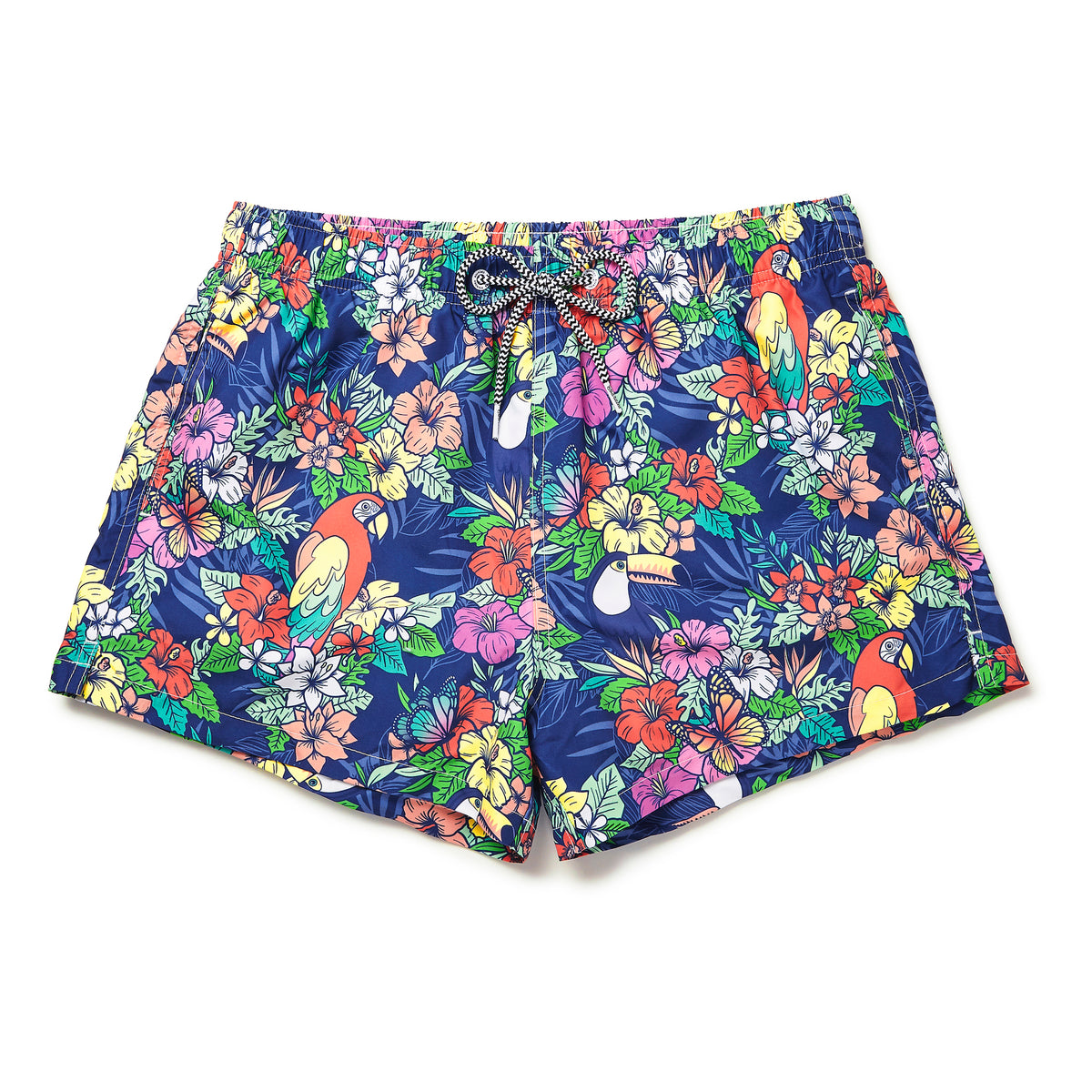 Boardies® Jungle II Shortie Shorts Flat Lay