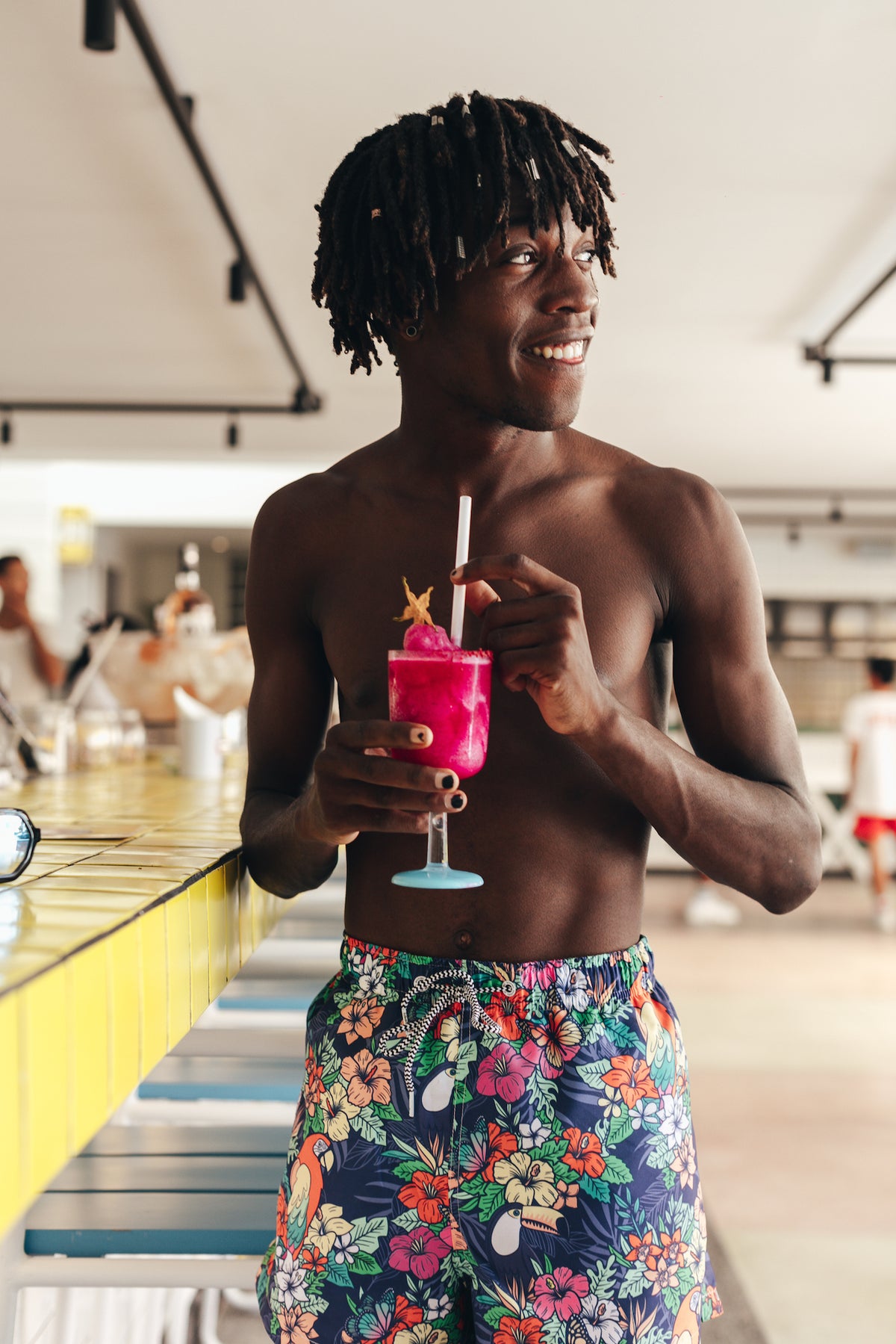 Boardies® Jungle Shortie Shorts in Action