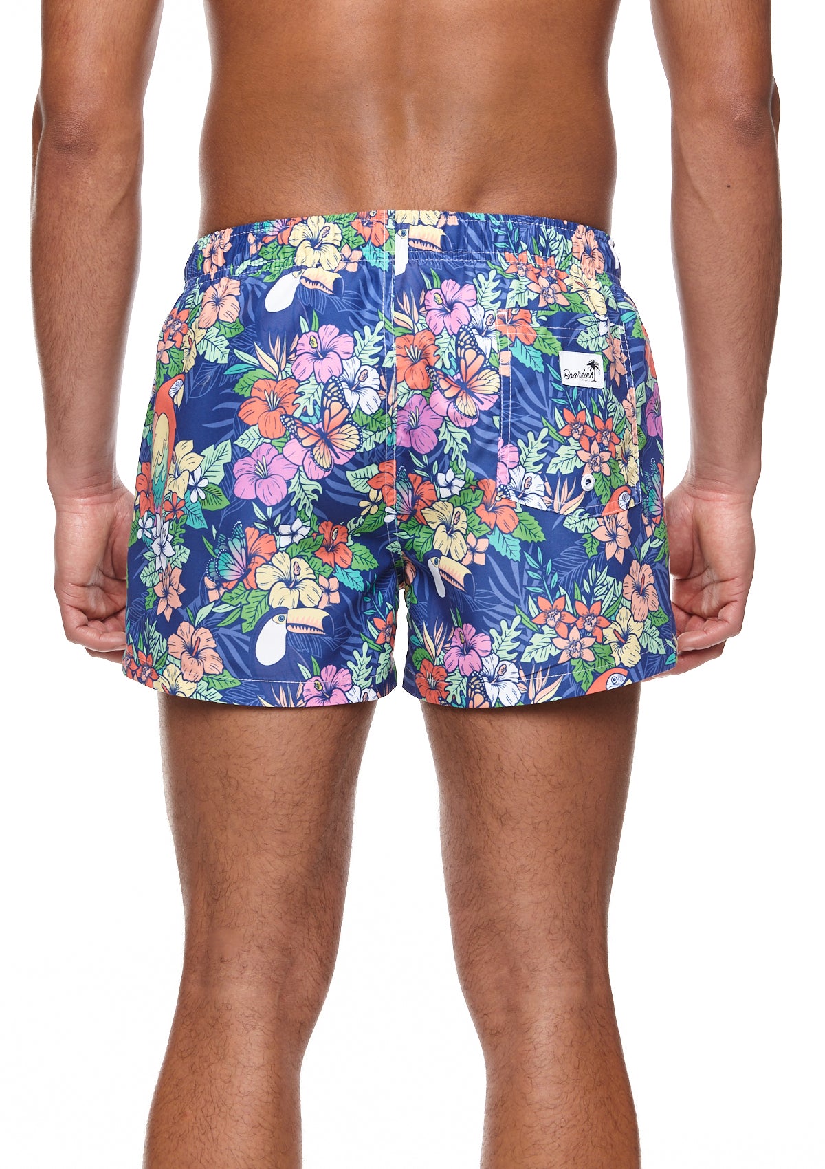 Boardies® Jungle Shortie Shorts Back