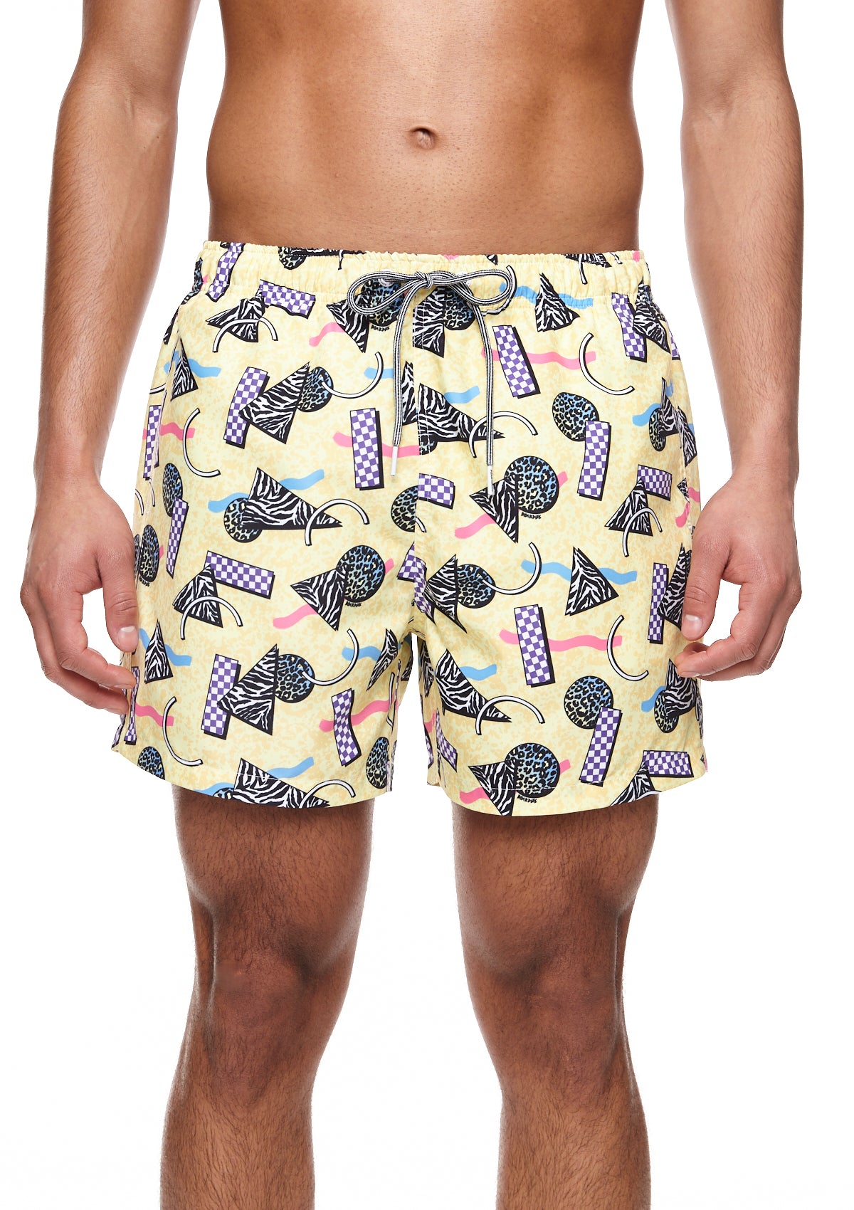 Boardies® Pool Tiles Mid Shorts Front