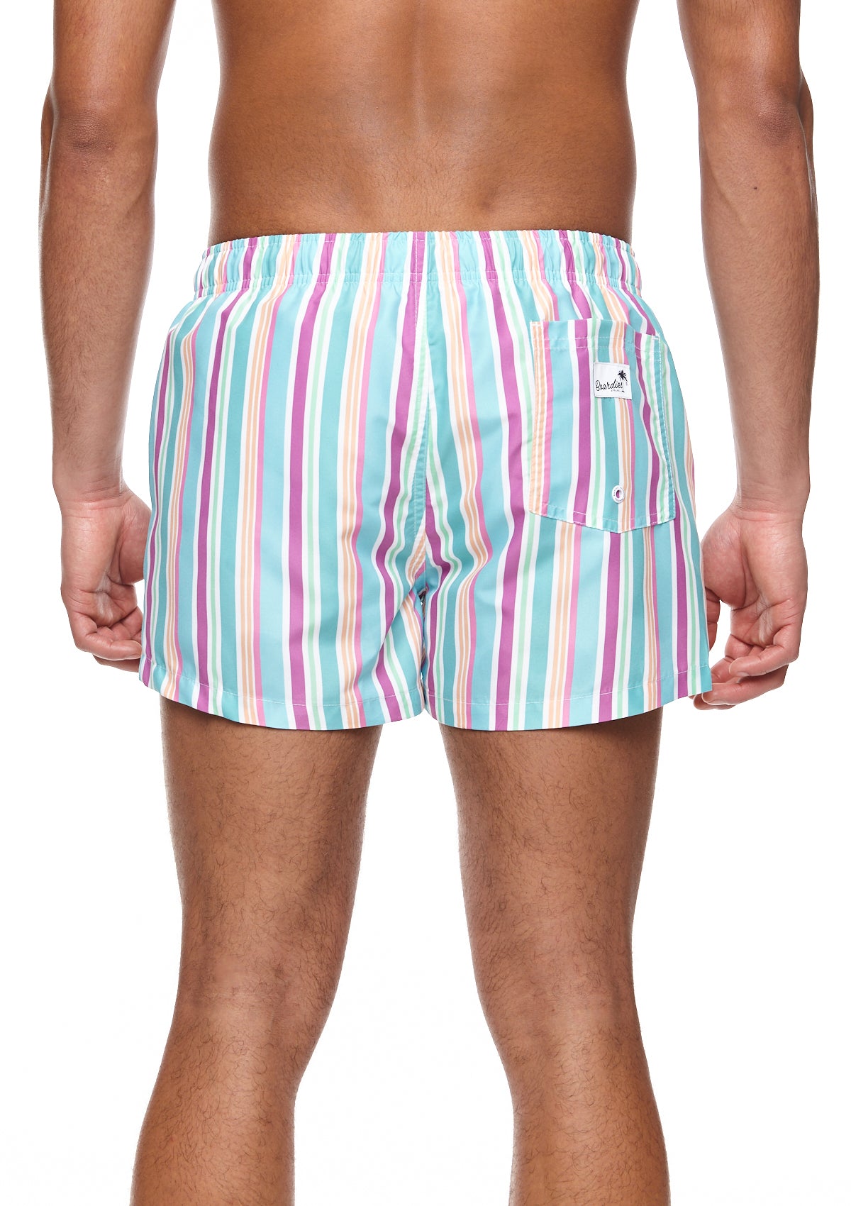 Boardies® Rock Stripe Shortie Shorts Back