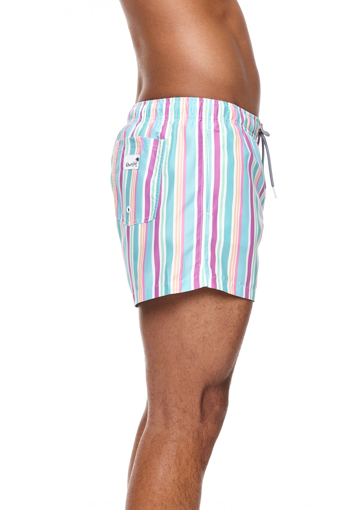 Boardies® Rocks Stripe Shortie Shorts Side