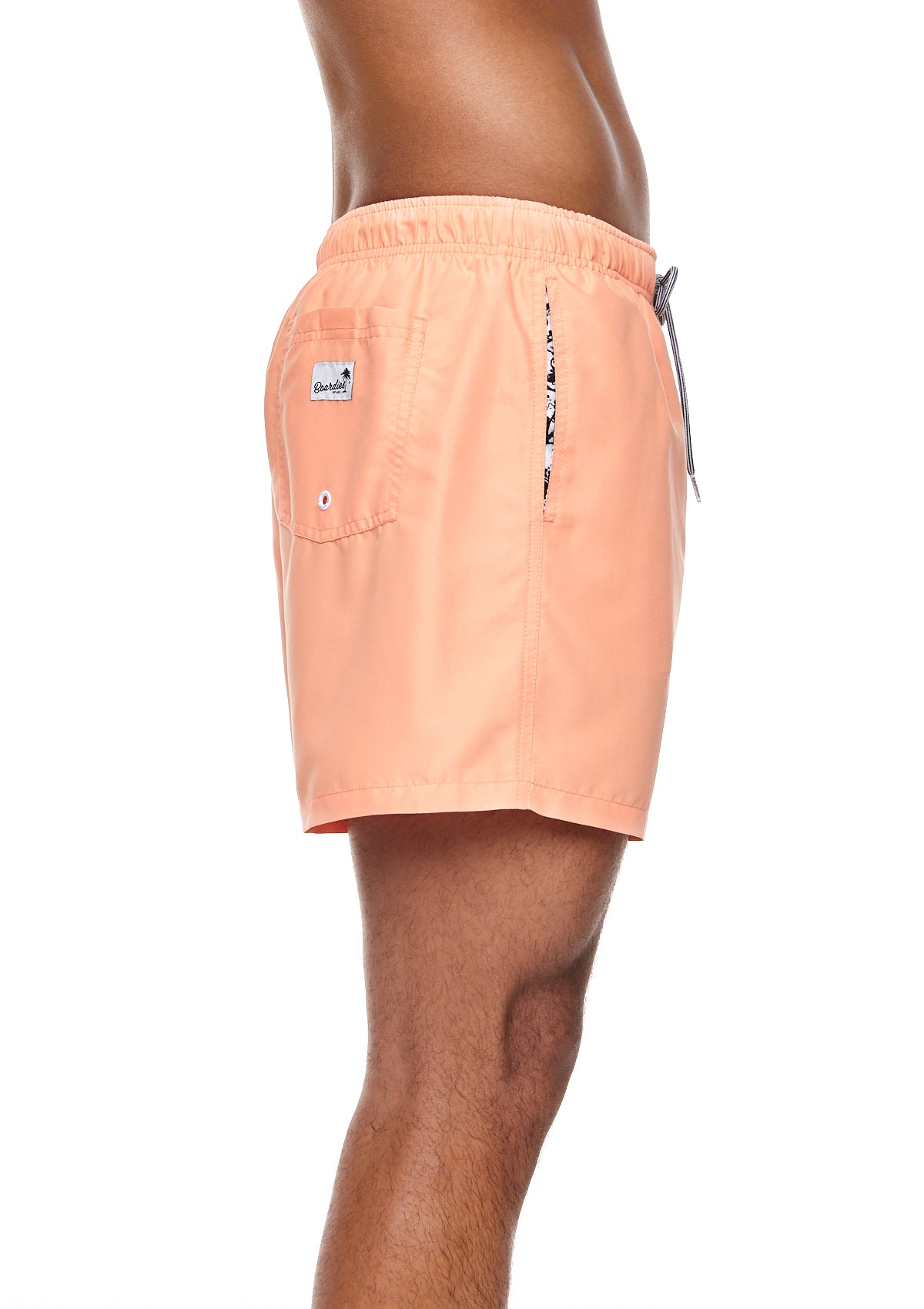 Boardies® Peach Water Reactive Mid Shorts Side