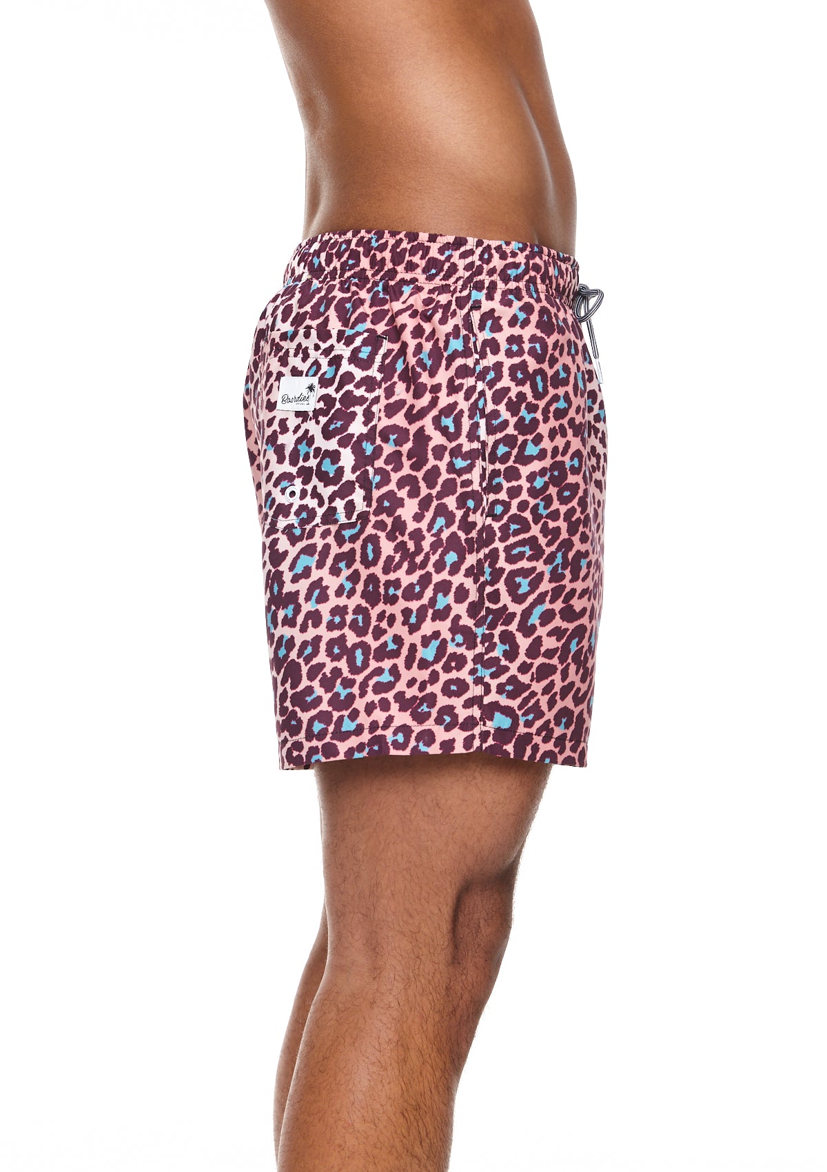 Boardies® Leopard Mid Shorts Side