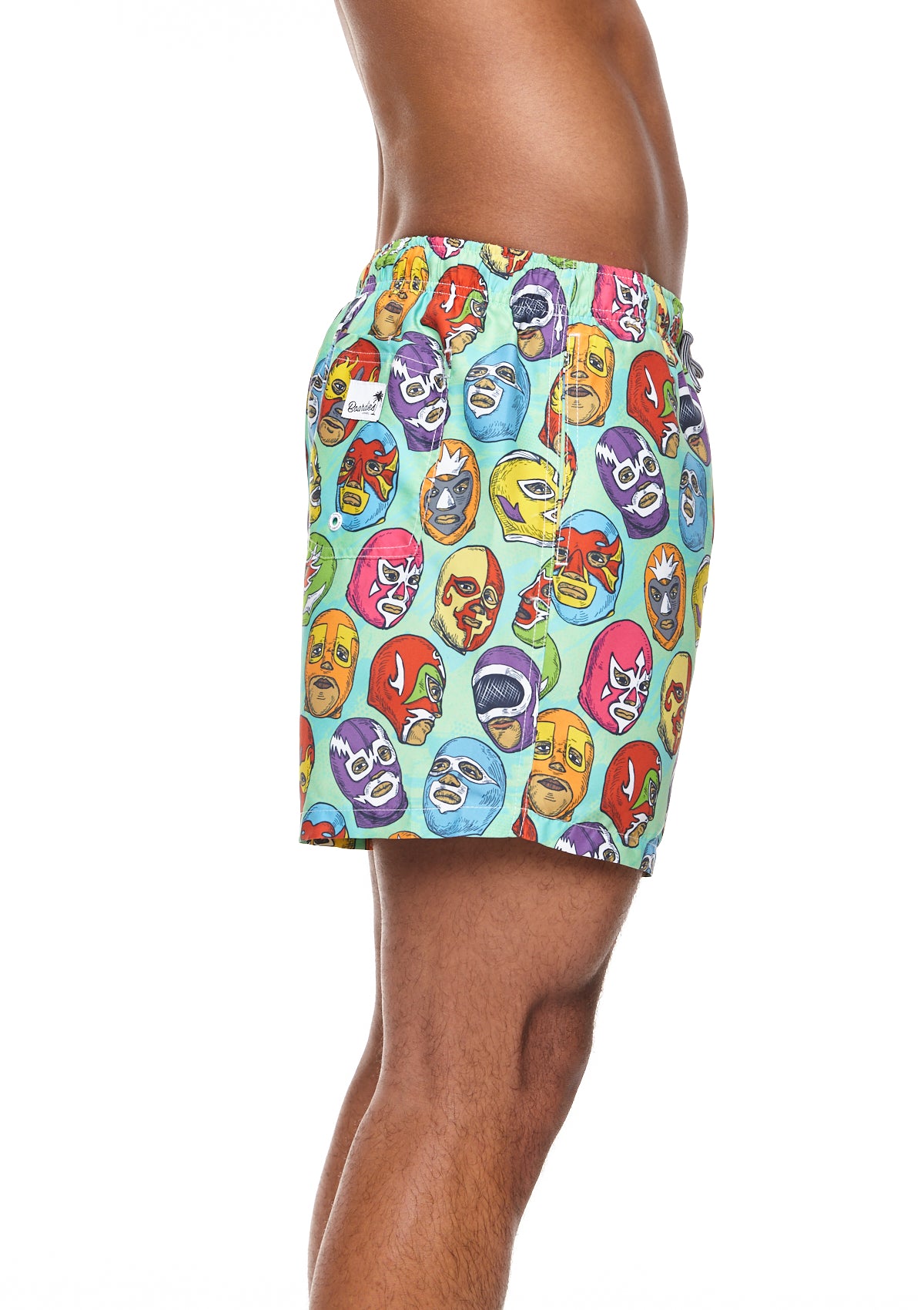 Boardies® Mexican Masks Mid Shorts Side