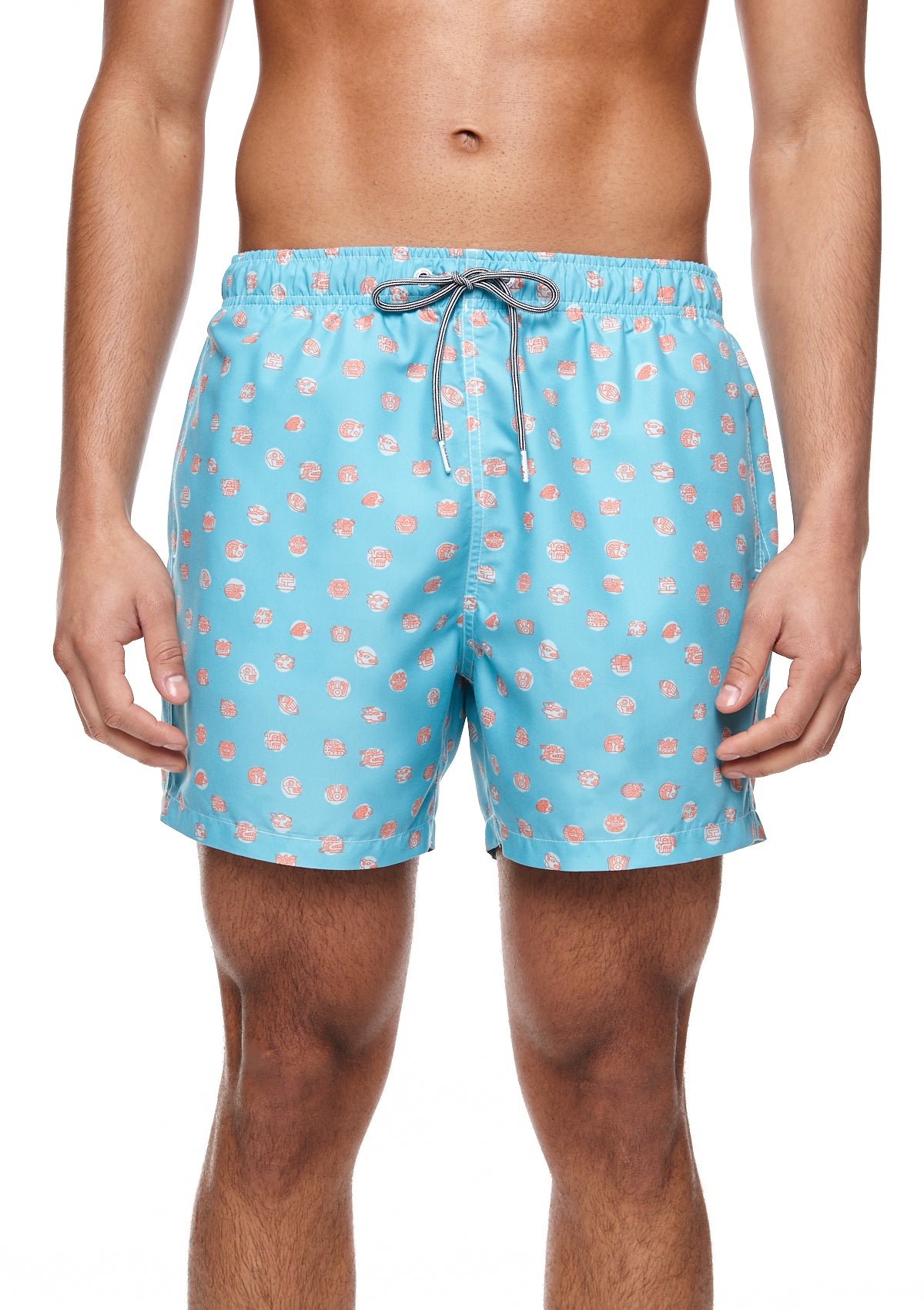 Boardies® Polka Maya Mid Shorts Front