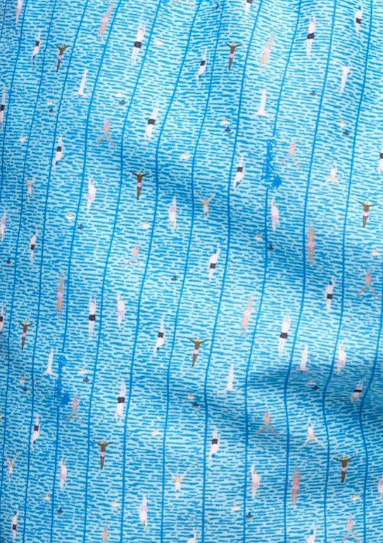 Boardies® Fast Lane Mid Shorts Print Detail