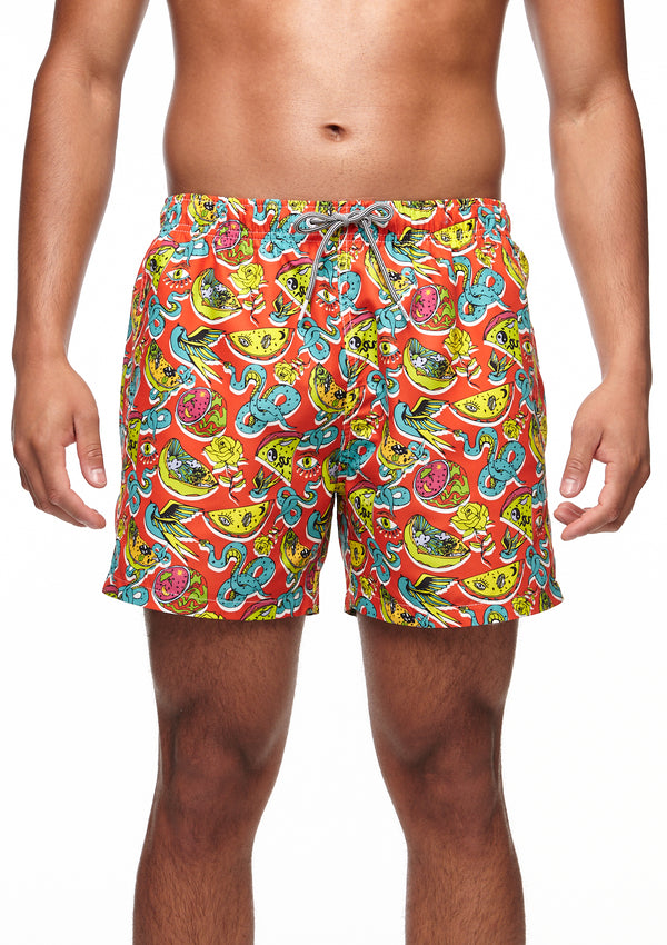 Boardies® Roller Snake Mid Shorts Front