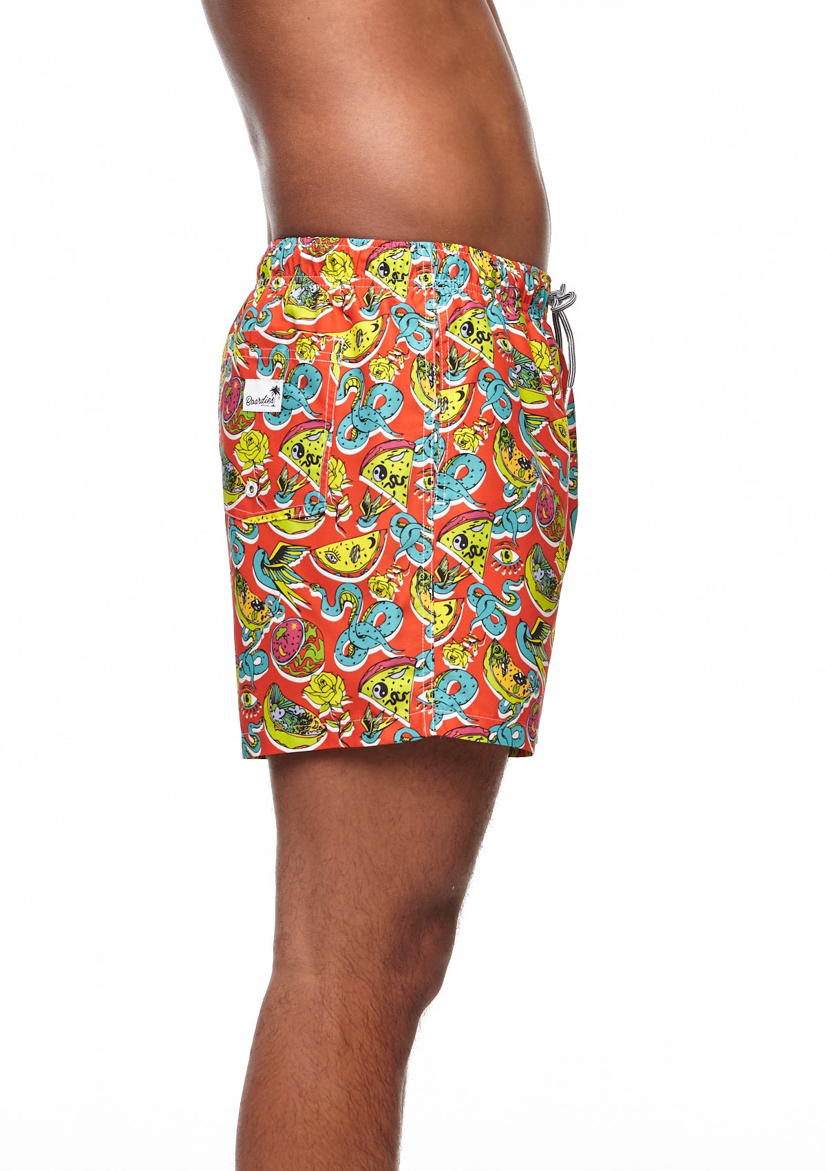 Boardies® Roller Snake Mid Shorts Side