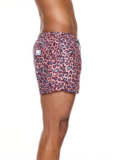 Boardies® Leopard II Shortie Shorts Side