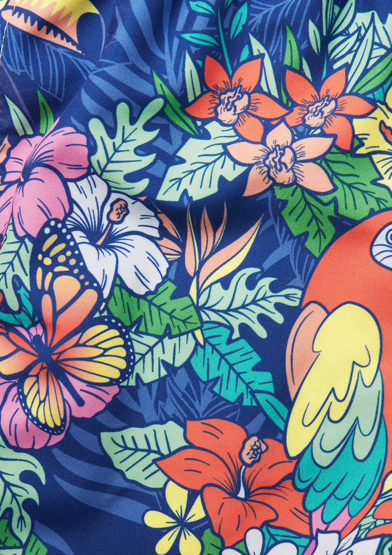 Boardies® Kids Jungle Print Detail Close Up 
