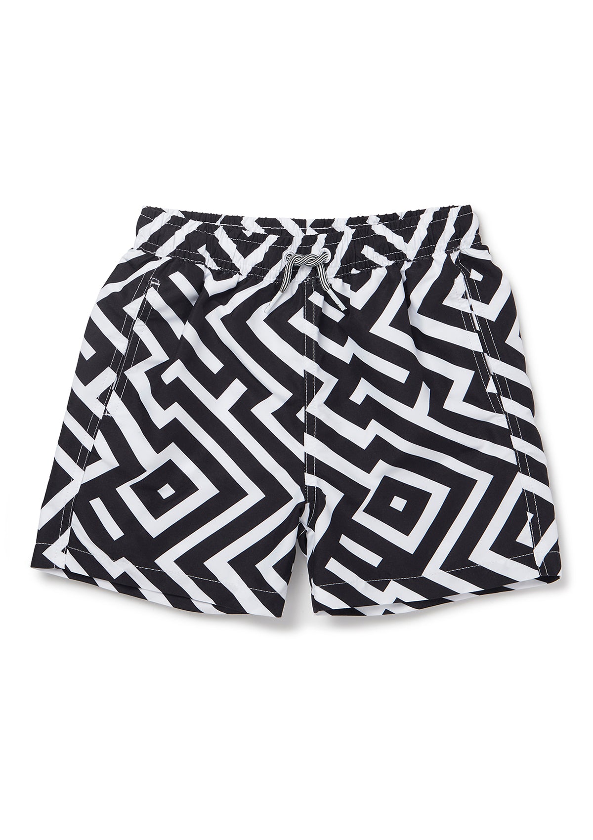 Boardies® Kids Santa Carla Swim Shorts Flat Lay Front