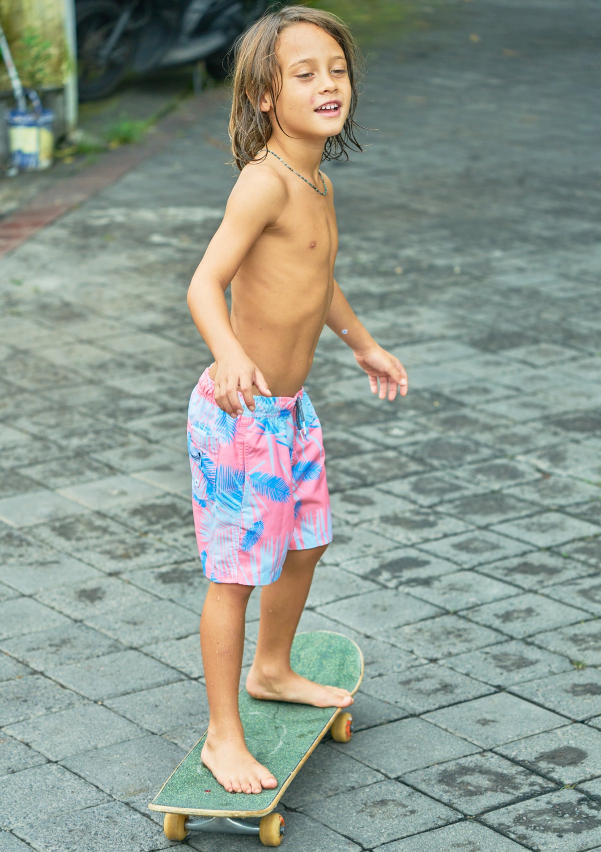 Boardies® Kids Tropicana Swim Shorts Skateboard