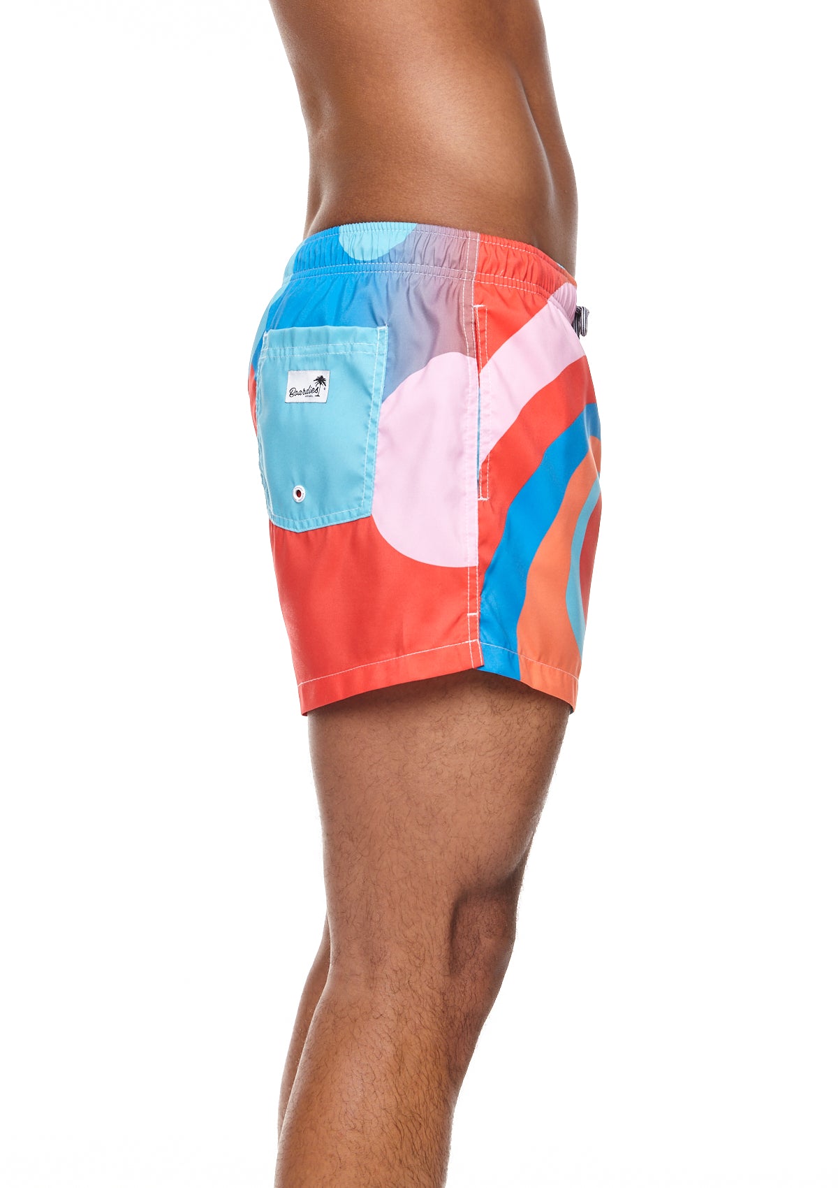 Boardies® X Lois O'Hara Wave Shortie Shorts Side