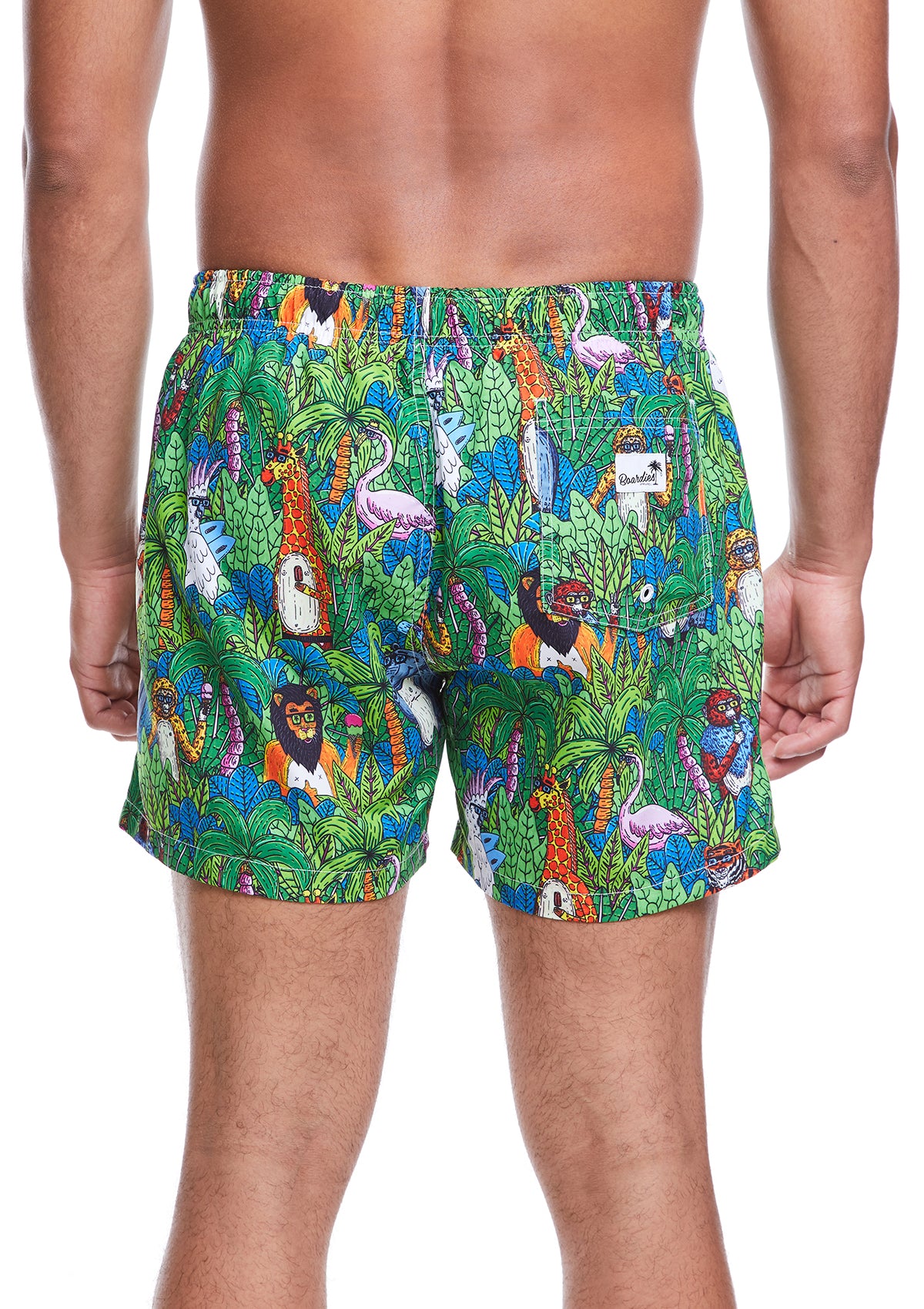 Boardies® Mulga Jungle Mid Shorts Back