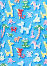 Boardies Balloon Animals Shirt Print Close Up