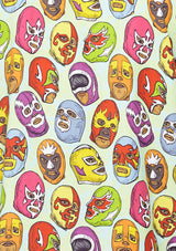 Boardies® Mexican Masks Shirt Print Detail Close Up