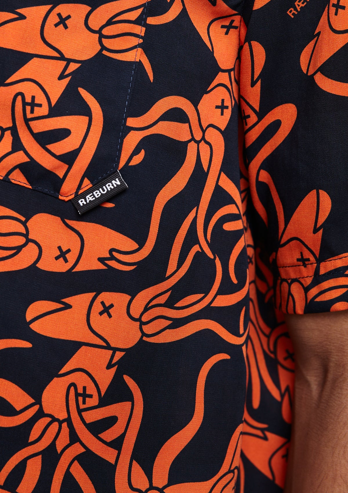 Boardies® x Raeburn Squid Orange Shirt