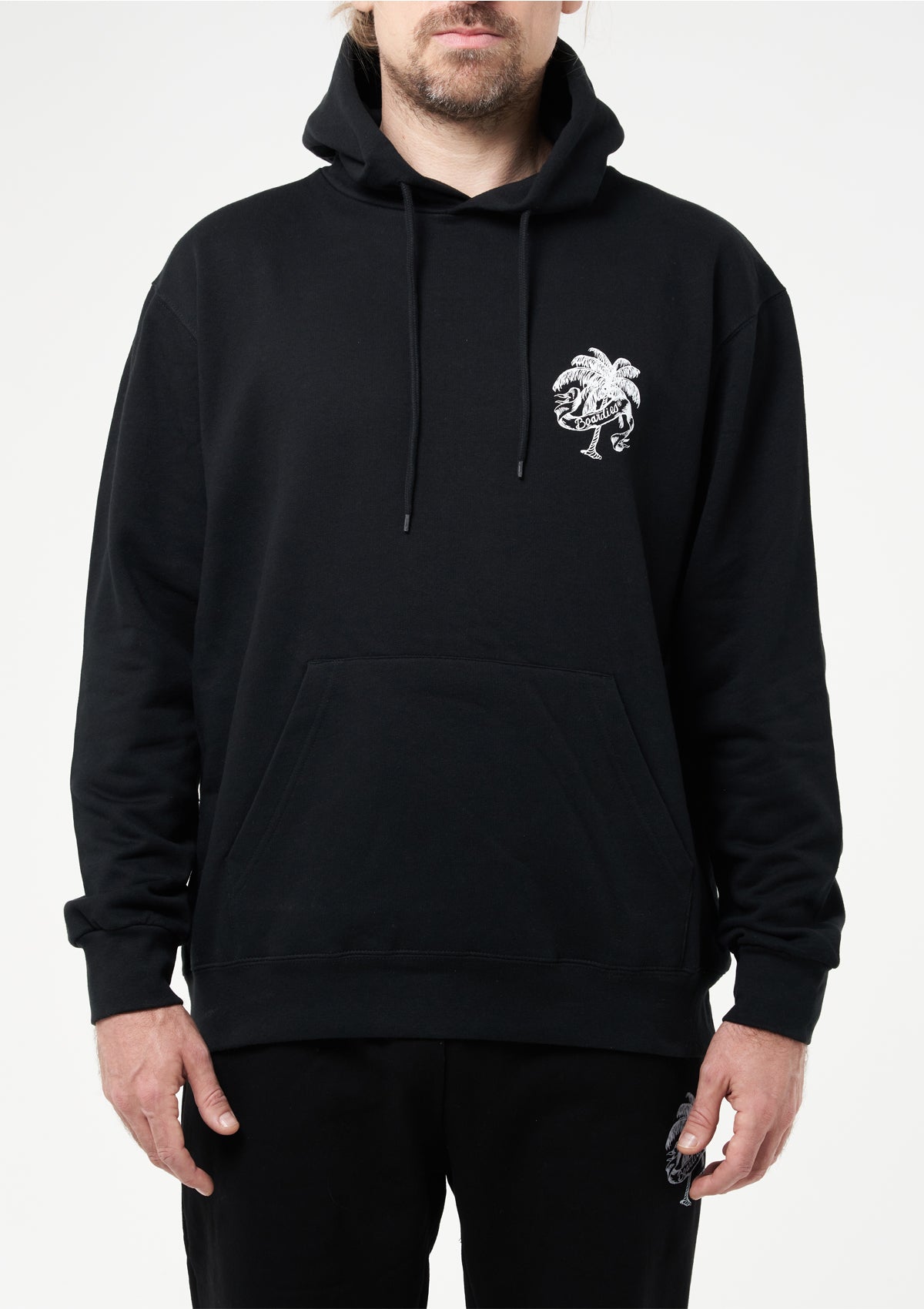 Palm Hoodie Black