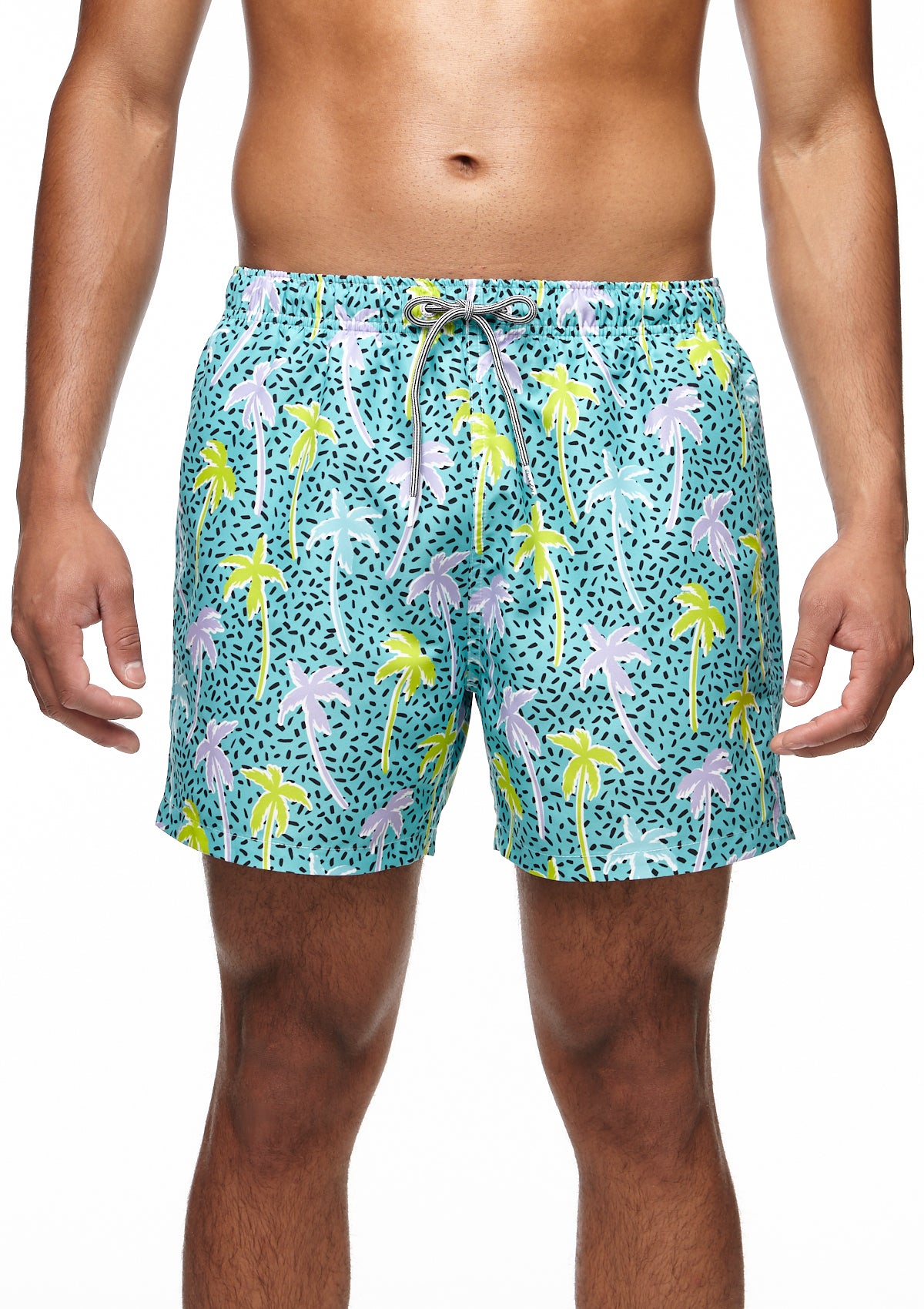 Boardies® Flair Palm II Mid Shorts Front