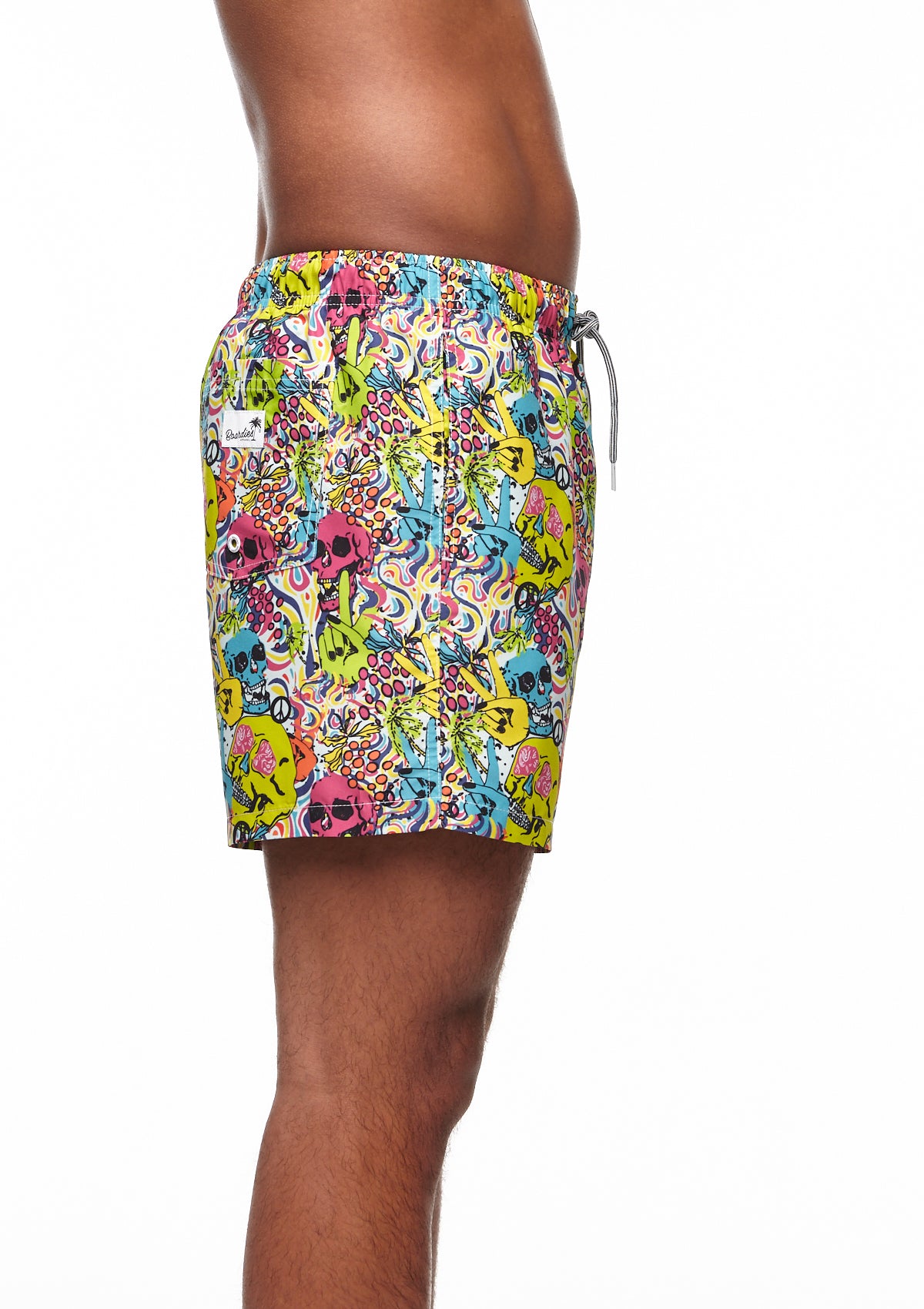 Boardies® Skull Grillz Mid Shorts Side